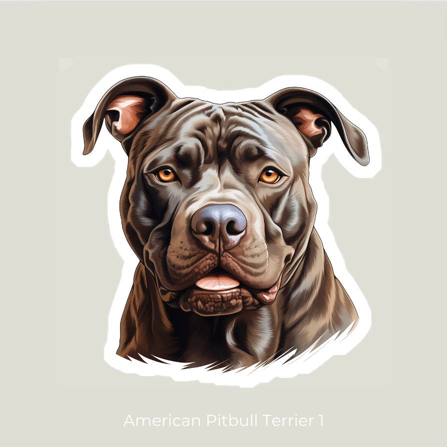 American Pitbull Terrier 1 Sticker