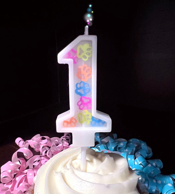 Number Birthday Cake Candle