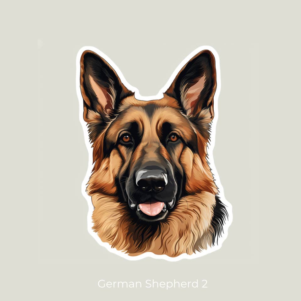 German Shepard Sticker