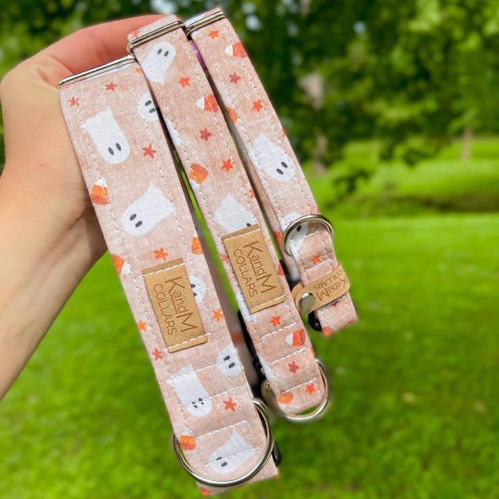 Candy Corn & Ghosts Collar