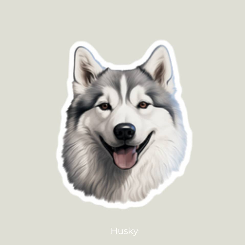 Husky Sticker