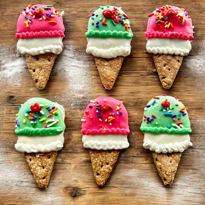 Bakery Cookie Double Dippers Ice Cream Cone