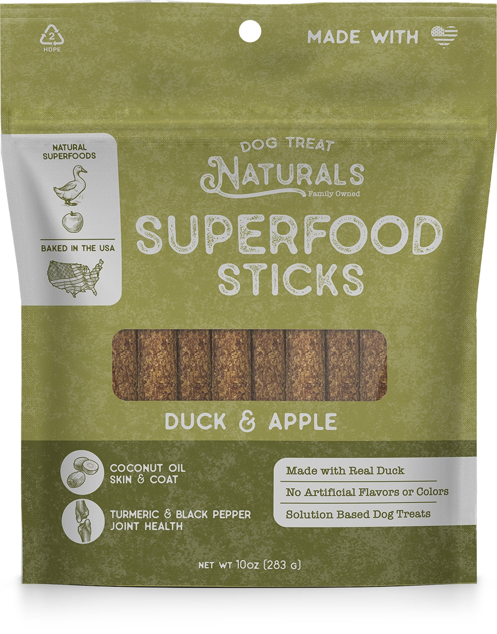 Superfood Sticks Duck & Apple
