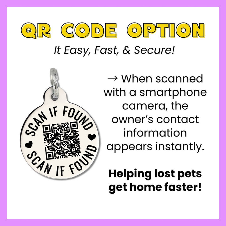 QR Code Dog Tag The Bestest Boy