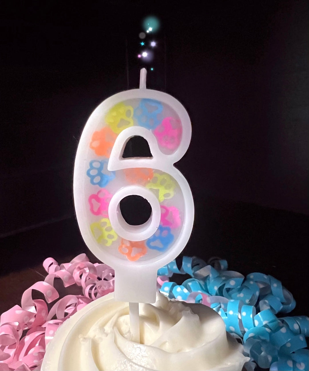 Number Birthday Cake Candle
