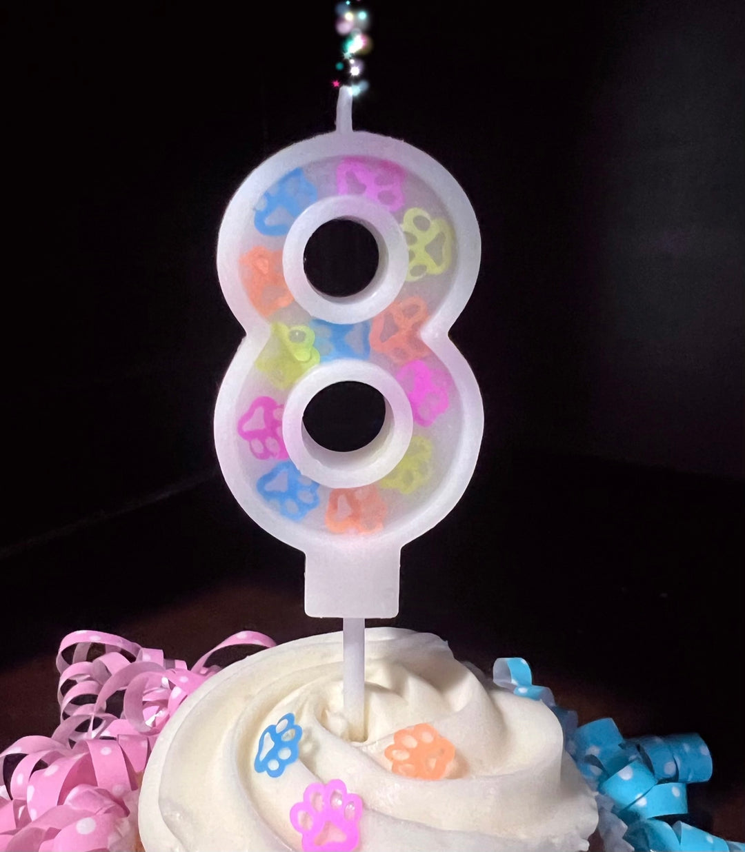 Number Birthday Cake Candle