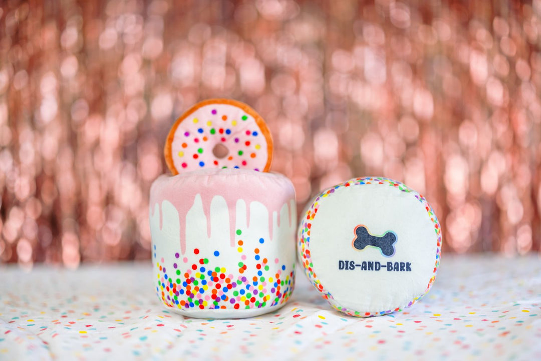 Pink Donut Birthday Cake