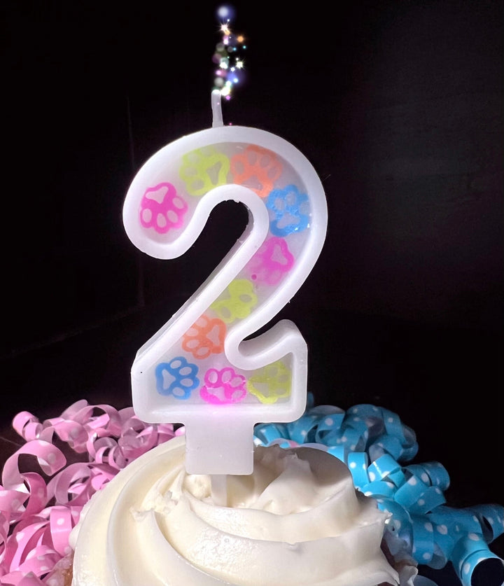 Number Birthday Cake Candle