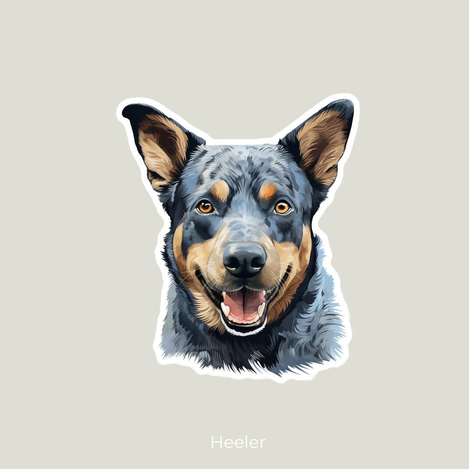 Heeler Sticker
