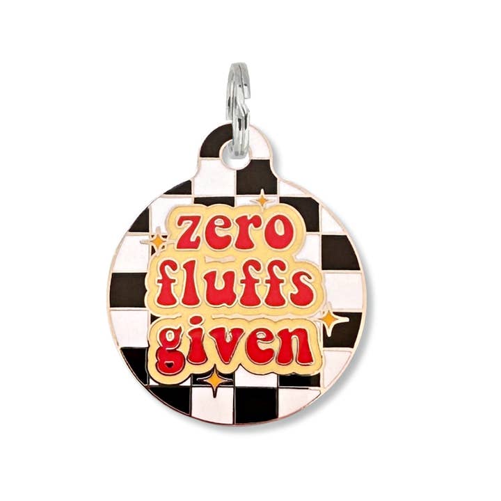 QR Code Dog Tag Zero Fluffs Given