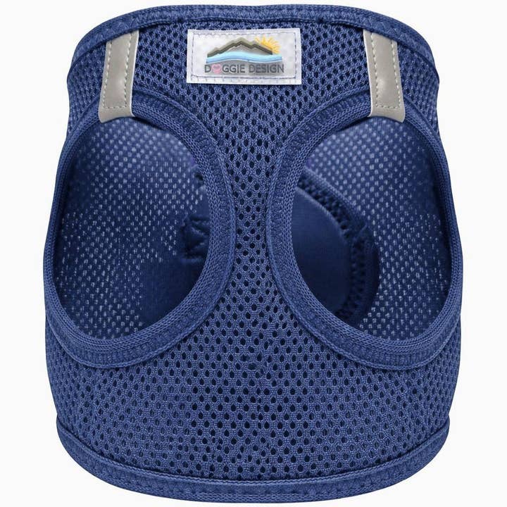 American River Dog Harness Navy