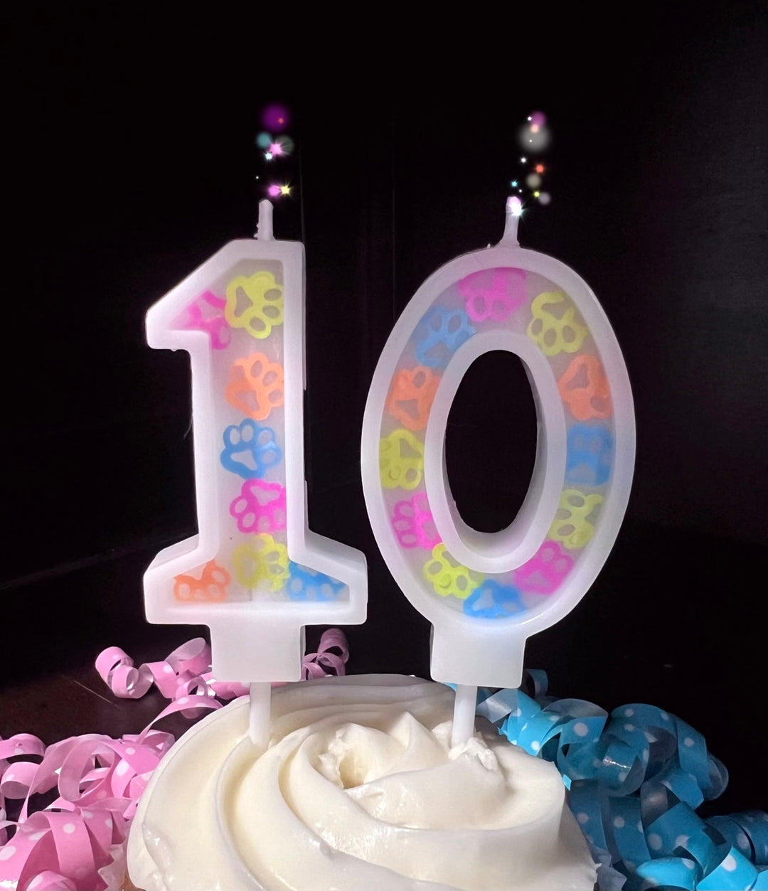 Number Birthday Cake Candle