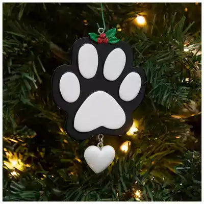 Dog Paw Ornament