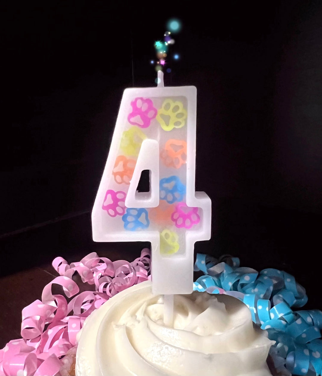 Number Birthday Cake Candle