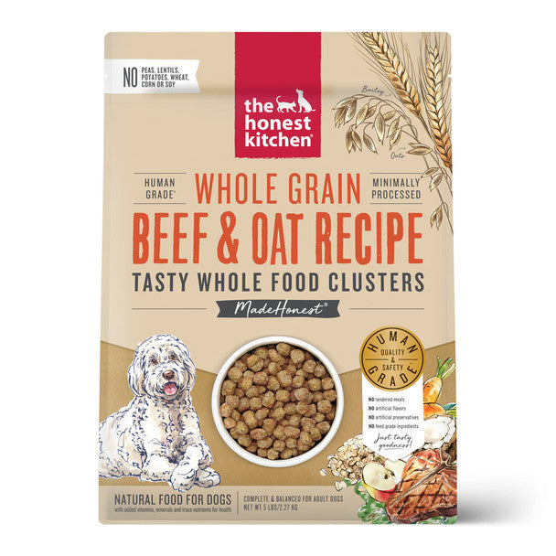The Honest Kitchen Dog Food Beef & Oat 5lbs
