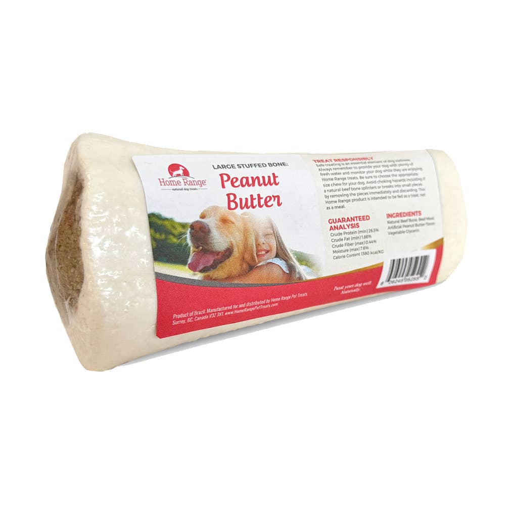 Stuffed Bone Peanut Butter Small/Large