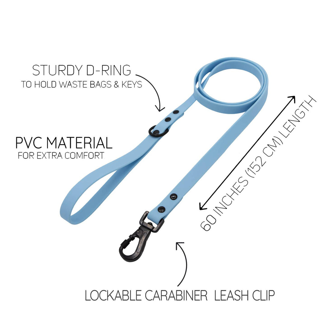 Waterproof Leash Blue