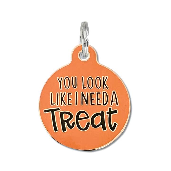QR Code Dog Tag You Look Like I Need A Treat
