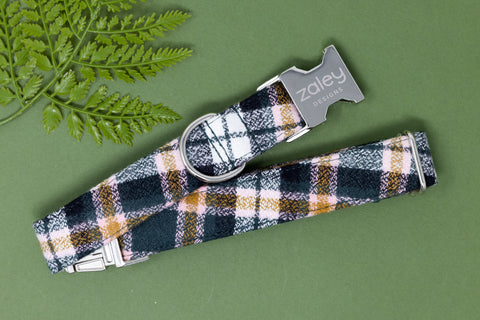 Scottie Flannel Plaid Collar