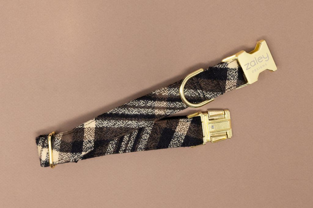 Coca Flannel Plaid Collar