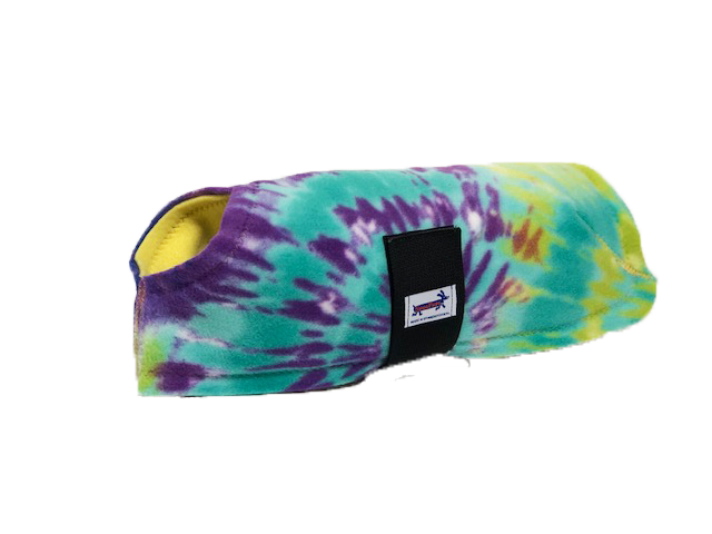 Gurple Tie Dye Fleece Coat