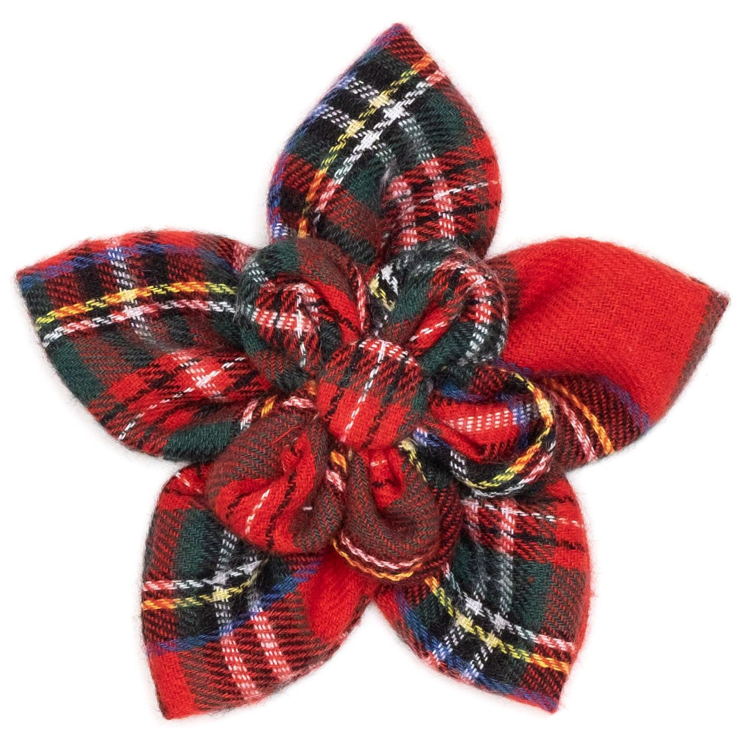Red Plaid Flower