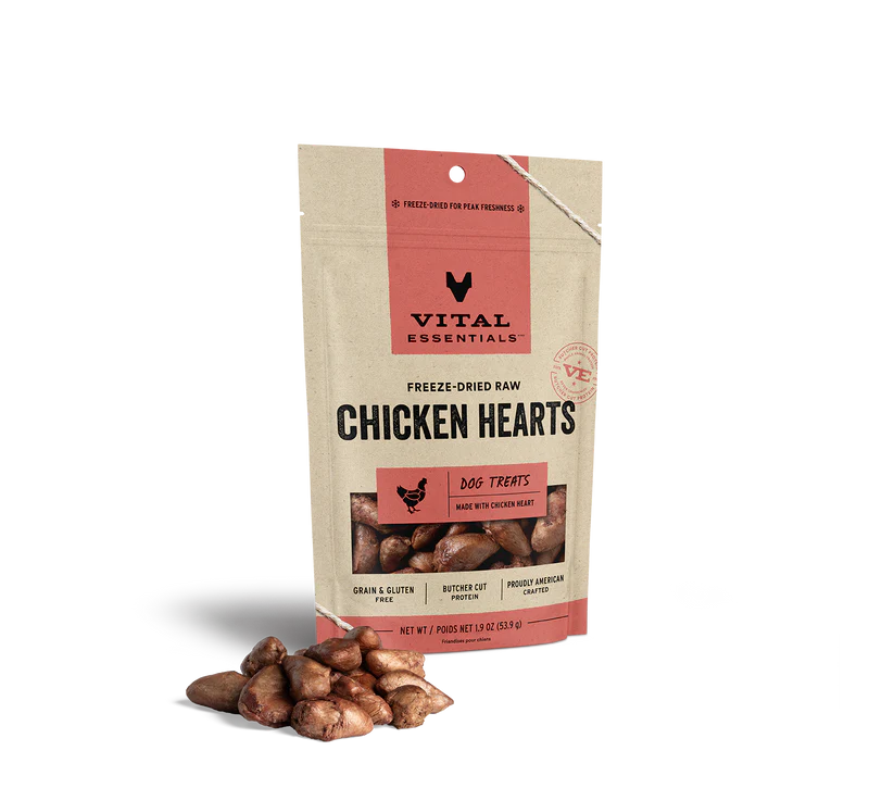 Freeze Dried Chicken Hearts