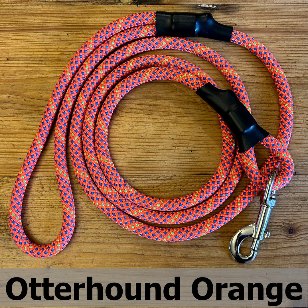 Standard Clip Leash 6" Otterhound Orange