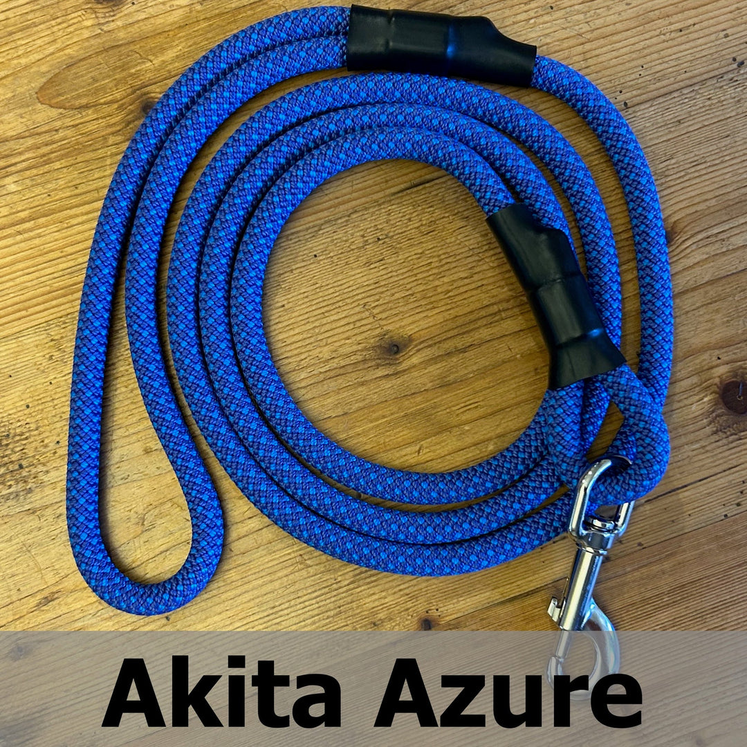 Standard Clip Leash 6" Akita Azure