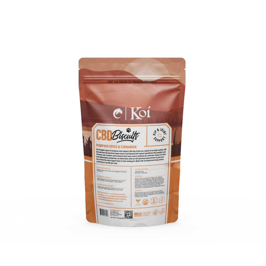 Hip & Joint Pumpkin Spice & Cinnamon CBD Biscuit