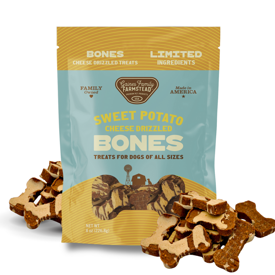 Sweet Potato & Cheese Drizzle Bones