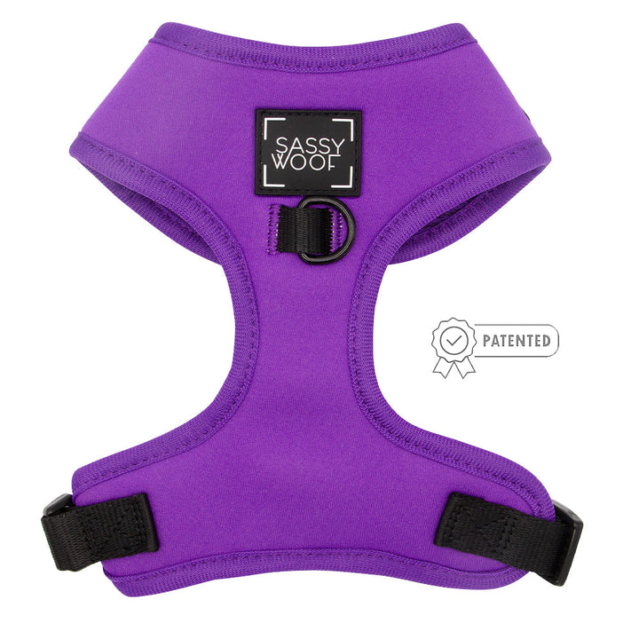 Neon Purple Adjustable Harness