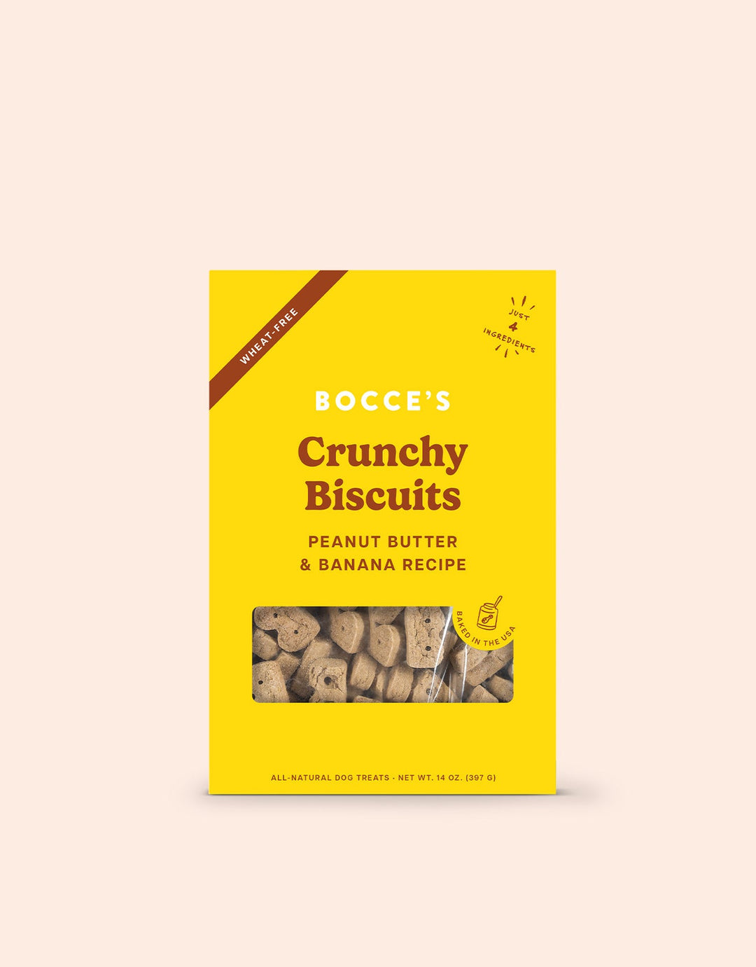 Peanut Butter & Banana Crunchy Biscuits