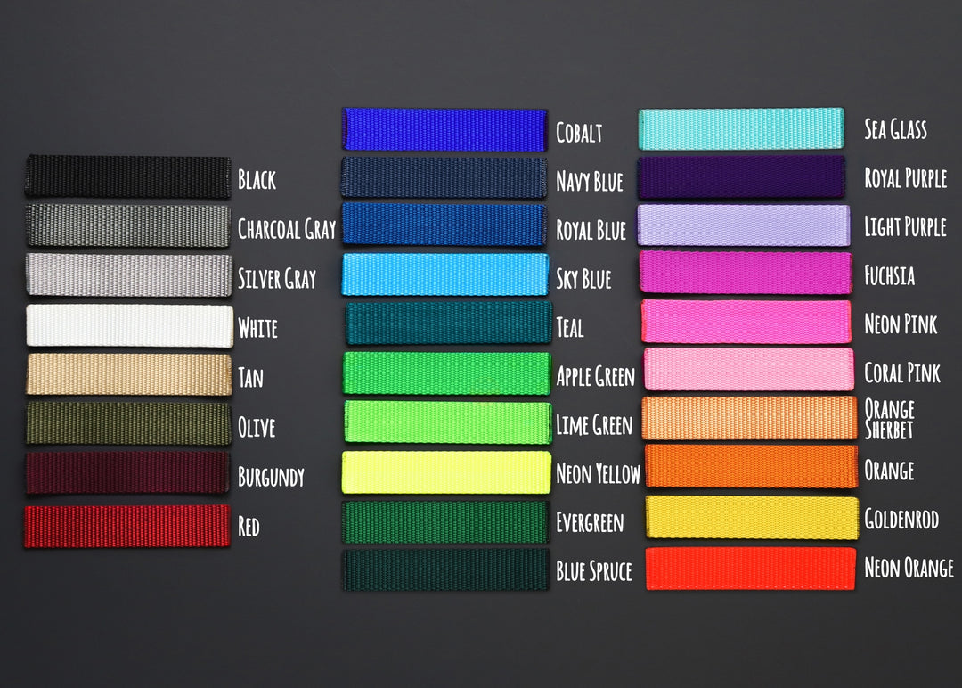 Evergreen Webbing Collar