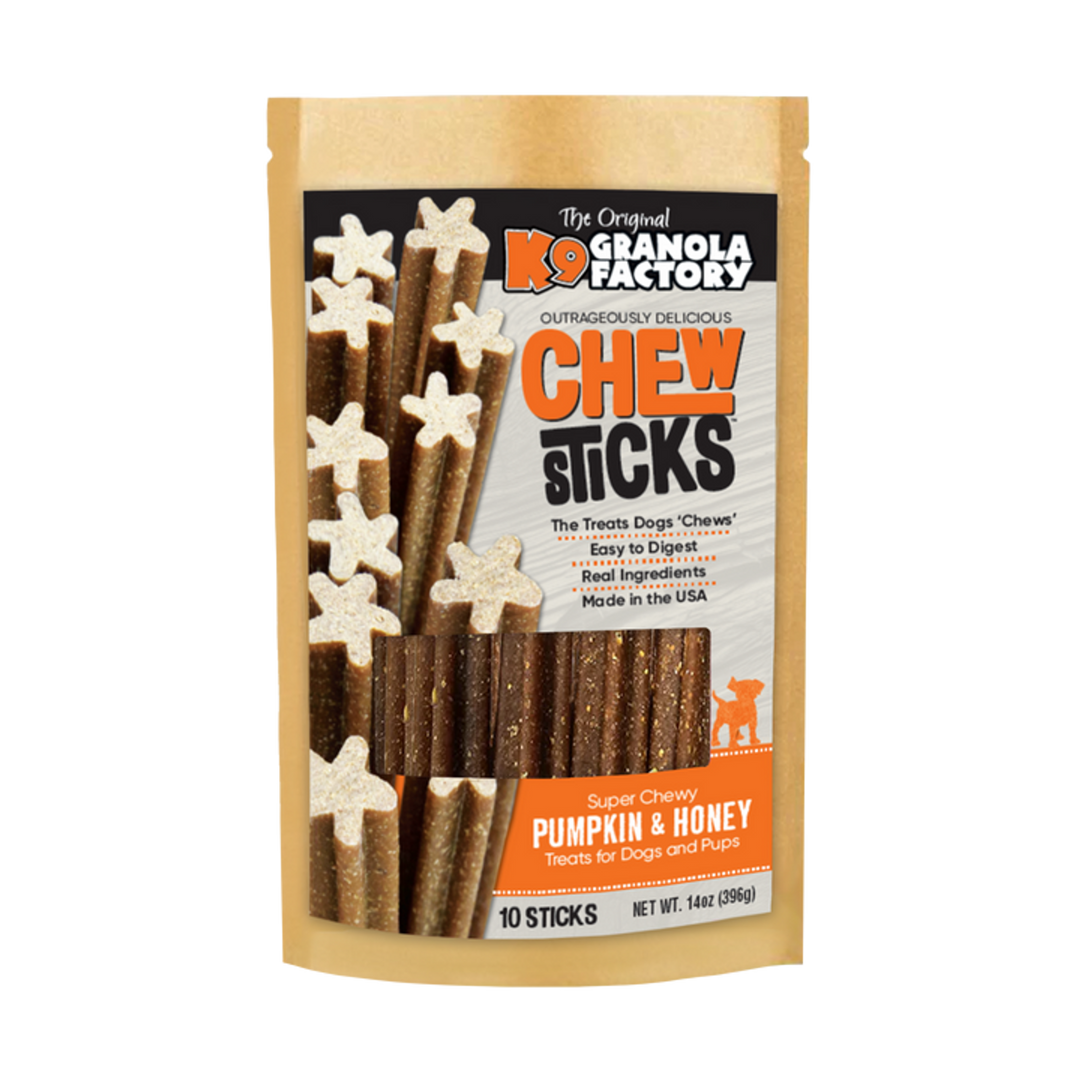 Pumpkin & Honey Chew Sticks