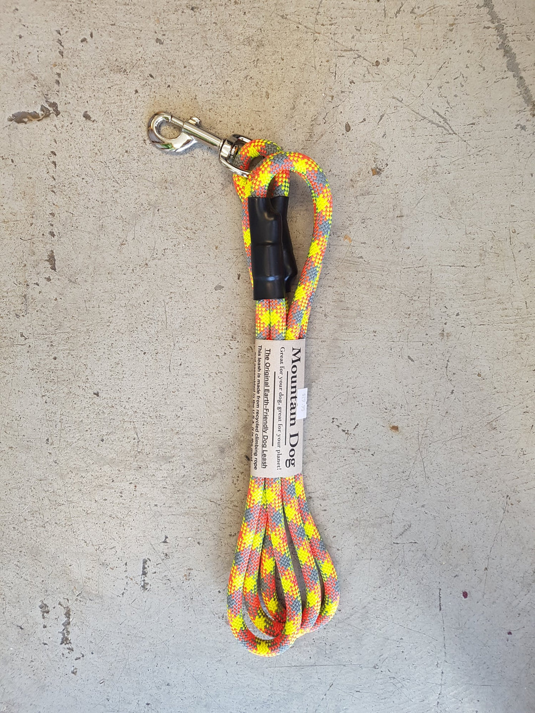 Standard Clip Leash 6" Neon Rottie