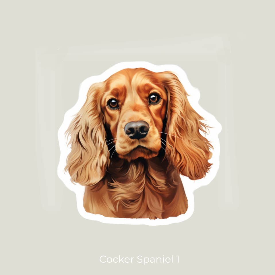 Cocker Spaniel Sticker