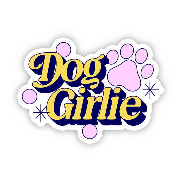 Dog Girlie Sticker