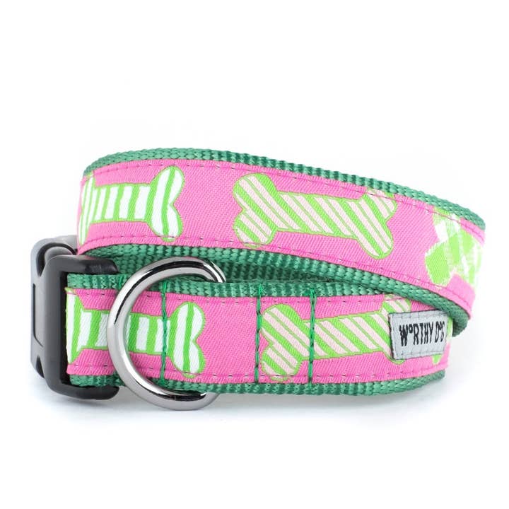 Preppy Bones Pink Collar