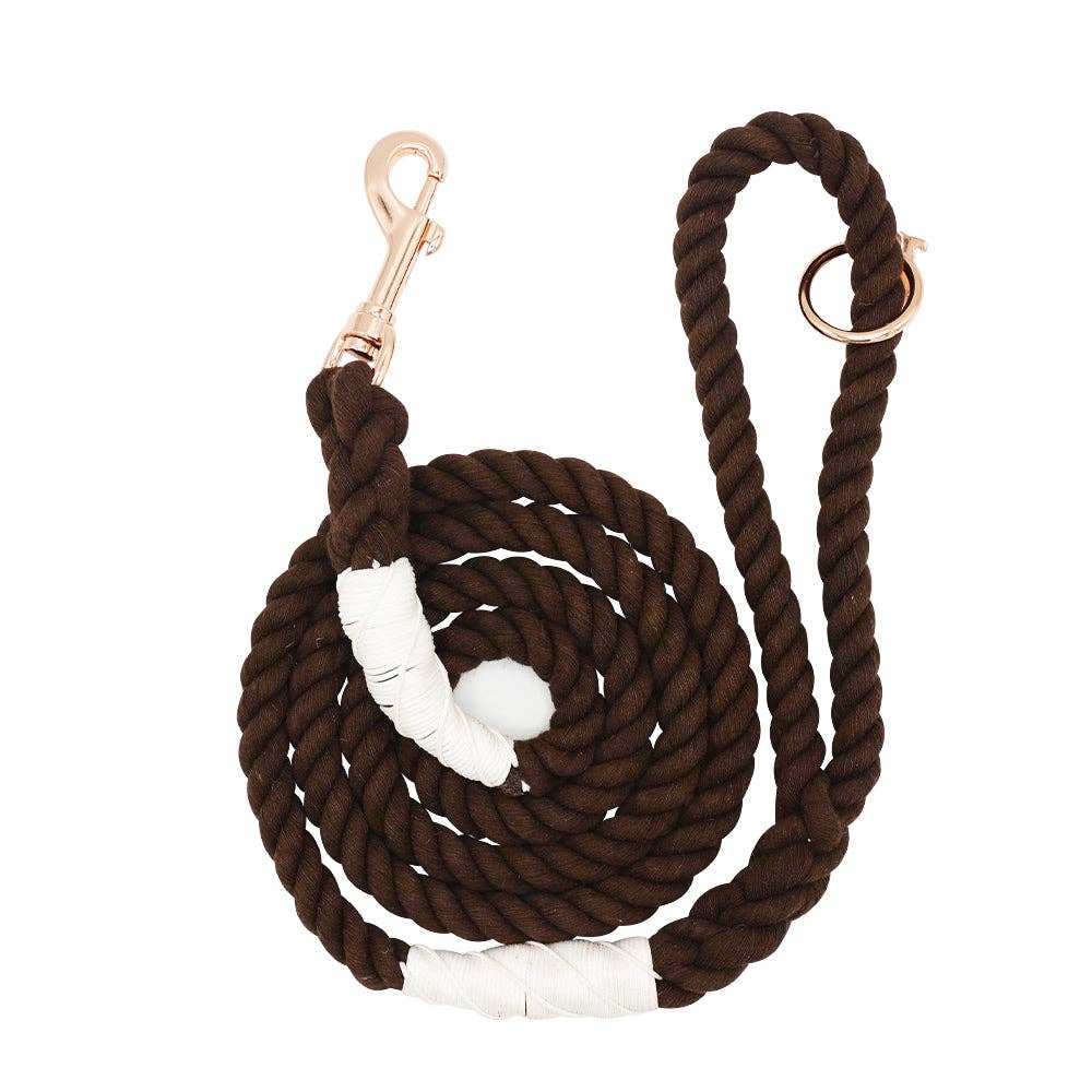Espresso Rope Leash