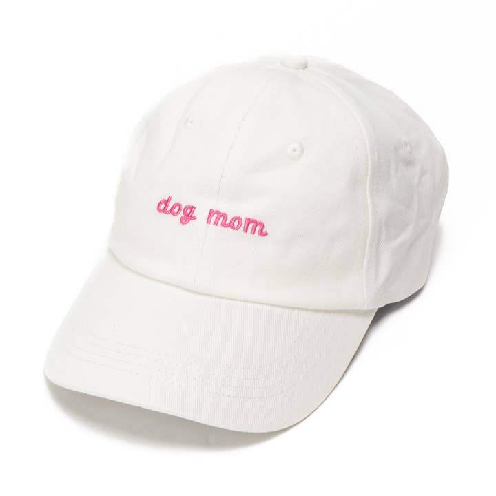 Dog Mom Hat Magenta