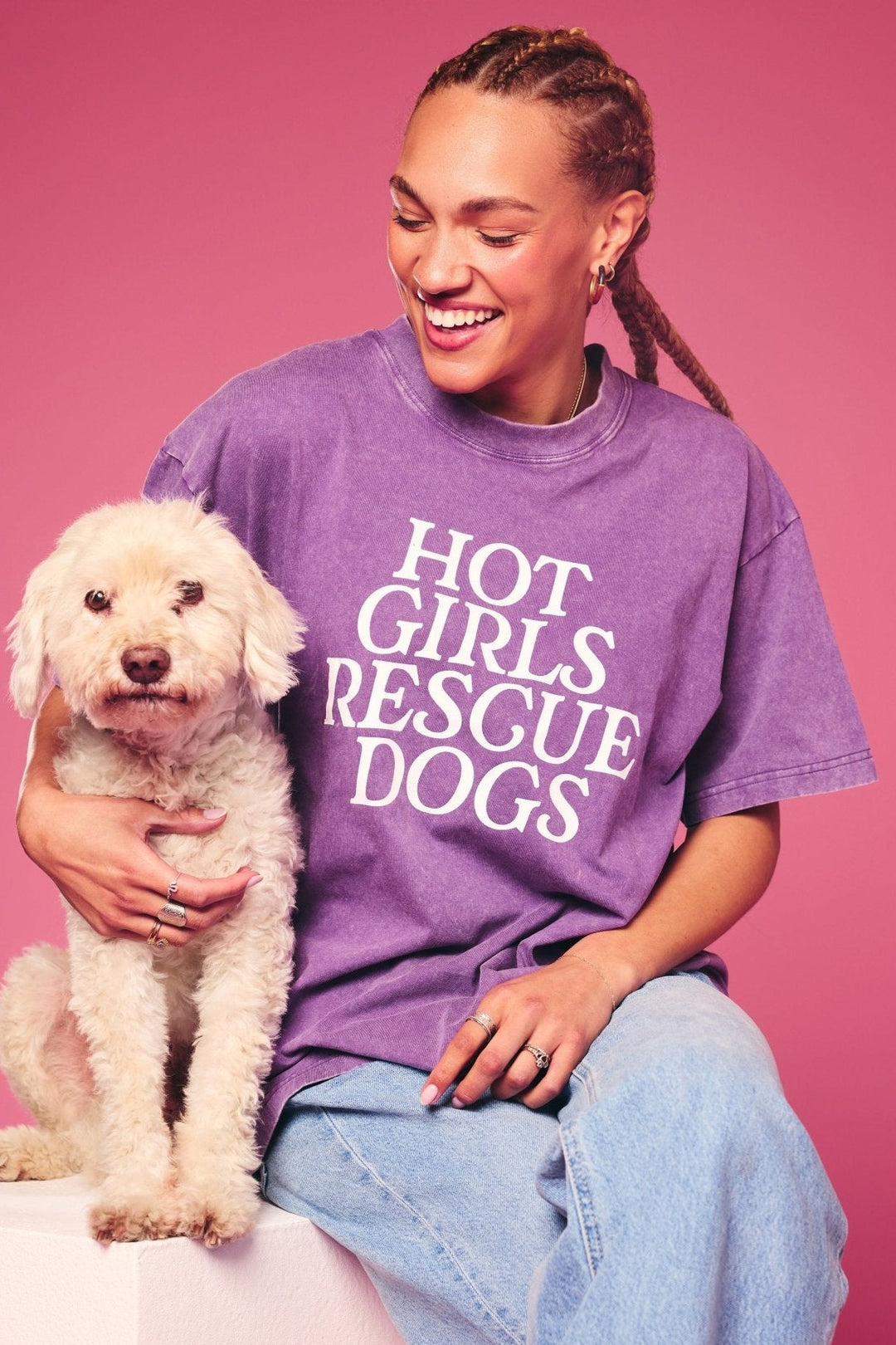 Hot Girls Rescue Dogs T-Shirt