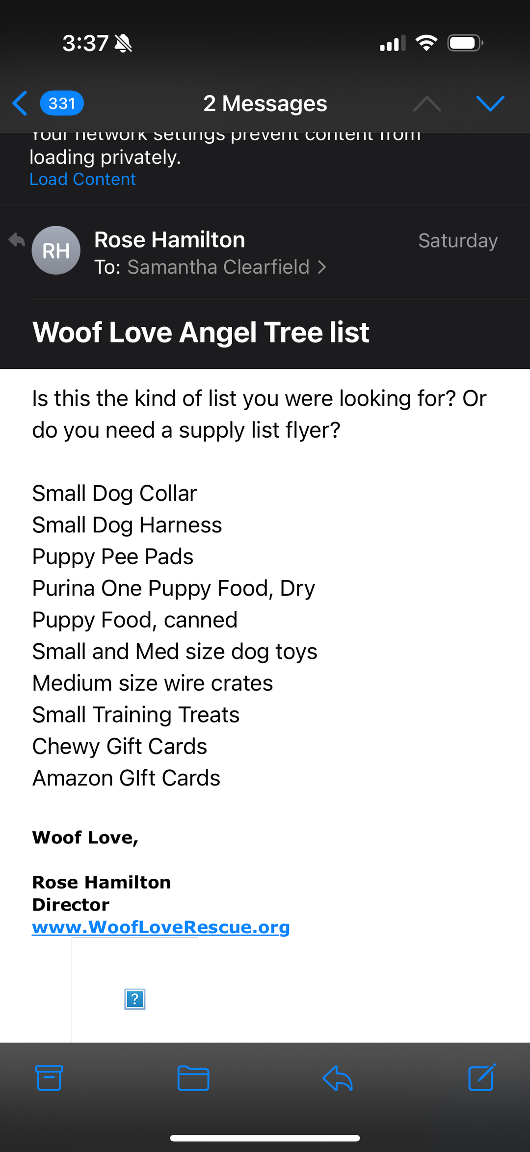 Angel Tree Fundraiser