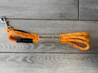Standard Clip Leash 6" Orange Sunburst