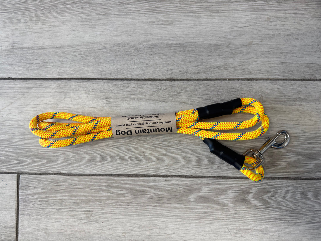 Standard Clip Leash 6" German Shepard Yellow