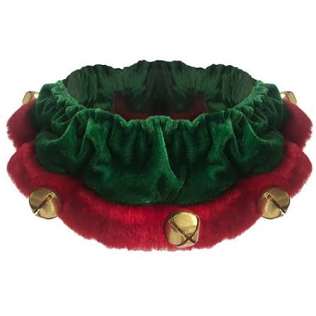 Holiday Elf Ruff Scrunchy Small